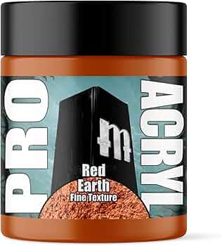 Pro Acryl Basing Textures - Red Earth - Fine 120ml