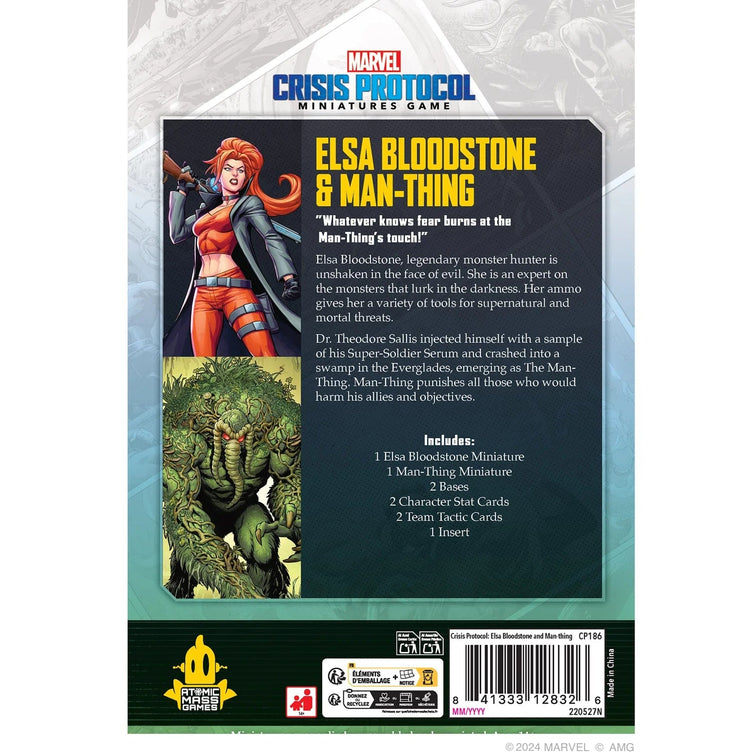 Marvel Crisis Protocol: Elsa Bloodstone & Man-Thing